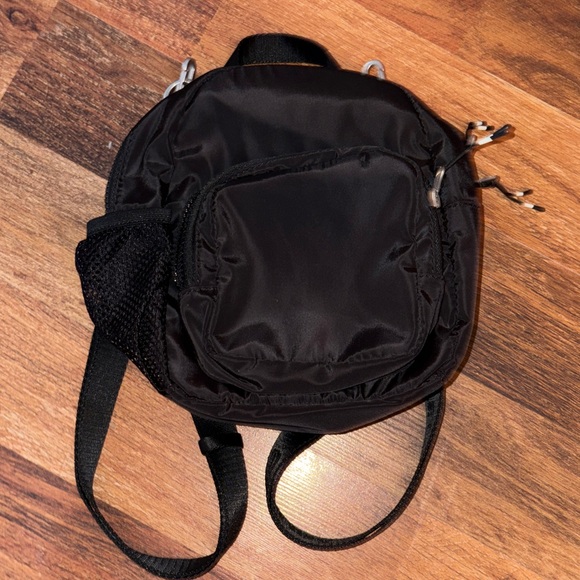 Fabletics Handbags - Fabletics Mini Black Backpack with Logo Straps